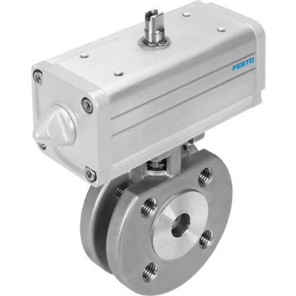 Ball Valve Actuator Unit VZBC-15-FF-40-22-F0304-V4V4T-PP15-R-90-C, Festo, Mfr#: VZBC-15-FF-40-22-F0304-V4V4T-PP15-R-90-C